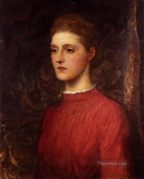 George Frederic Watts Painting - Portrait Of A Lady George Frederic Watts